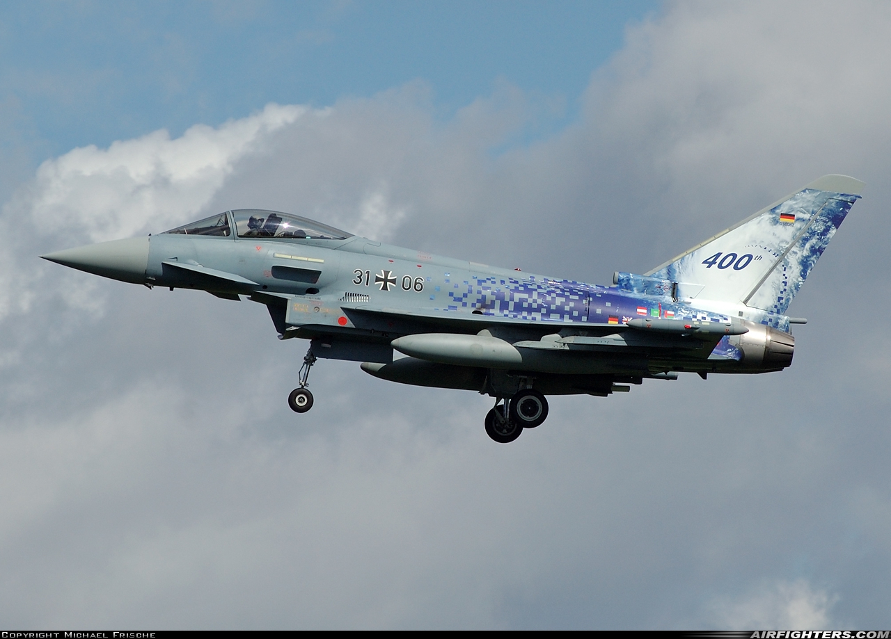 Germany - Air Force Eurofighter EF-2000 Typhoon S 31+06 at Norvenich (ETNN), Germany