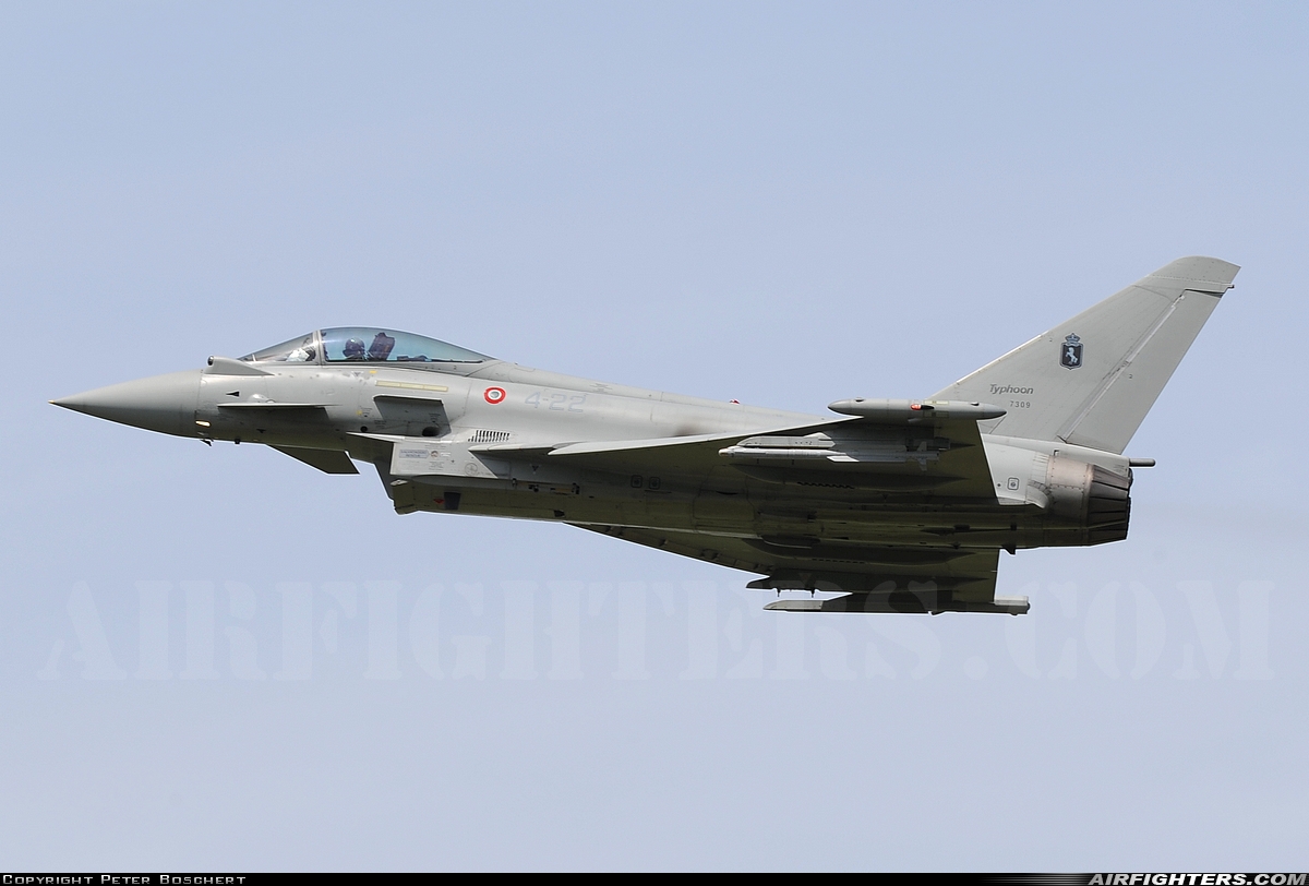 Italy - Air Force Eurofighter F-2000A Typhoon (EF-2000S) MM7309 at Florennes (EBFS), Belgium