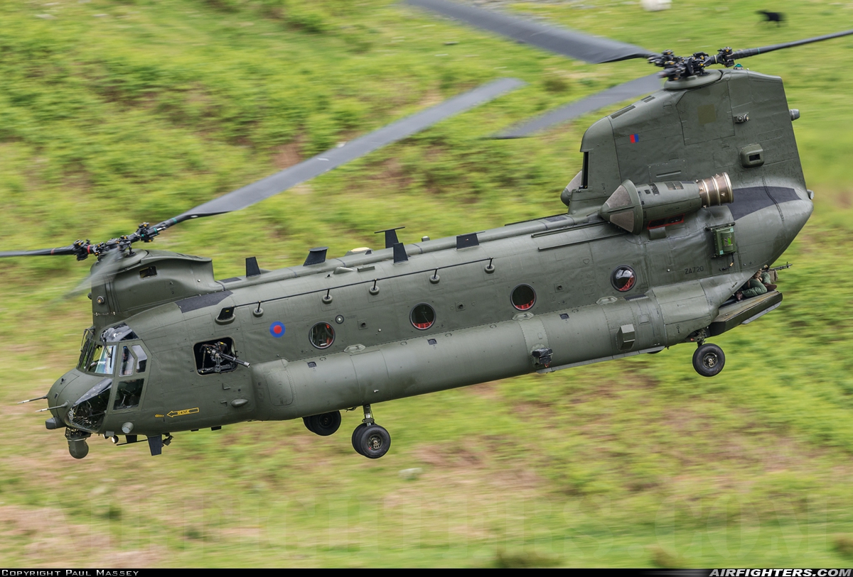 UK - Air Force Boeing Vertol Chinook HC2 (CH-47D) ZA720 at Off-Airport - Cumbria, UK