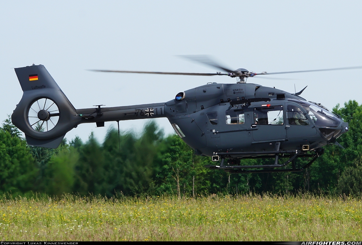 Germany - Air Force Eurocopter EC-645T2 76+11 at Landsberg-Penzing (ETSA), Germany