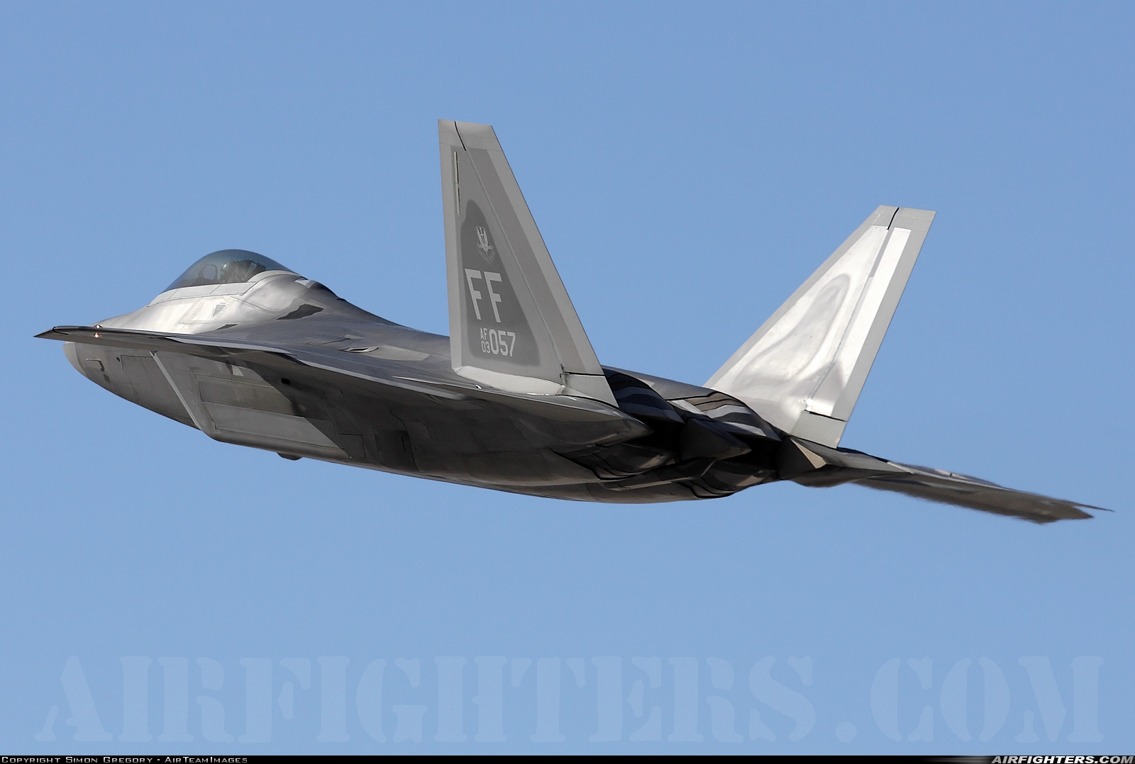 USA - Air Force Lockheed Martin F-22A Raptor 03-4057 at Las Vegas - Nellis AFB (LSV / KLSV), USA