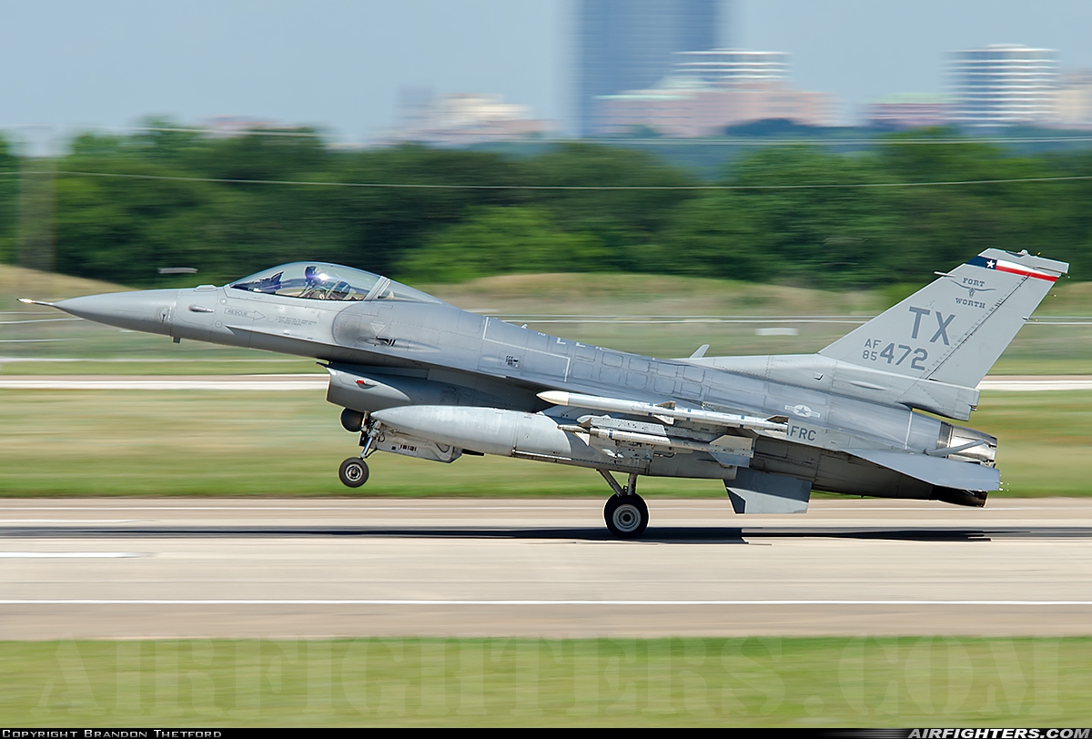 USA - Air Force General Dynamics F-16C Fighting Falcon 85-1472 at Fort Worth - NAS JRB / Carswell Field (AFB) (NFW / KFWH), USA