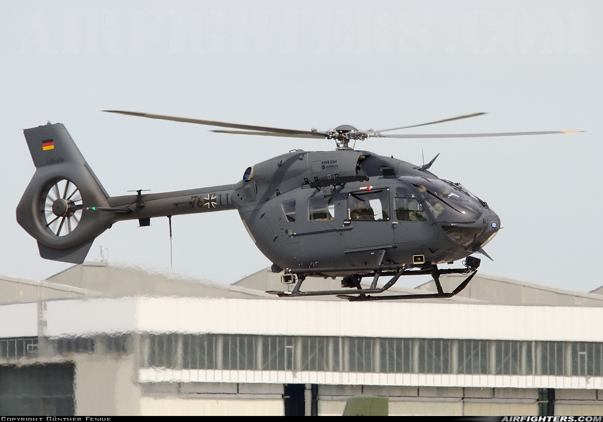 Germany - Air Force Eurocopter EC-645T2 76+11 at Landsberg-Penzing (ETSA), Germany