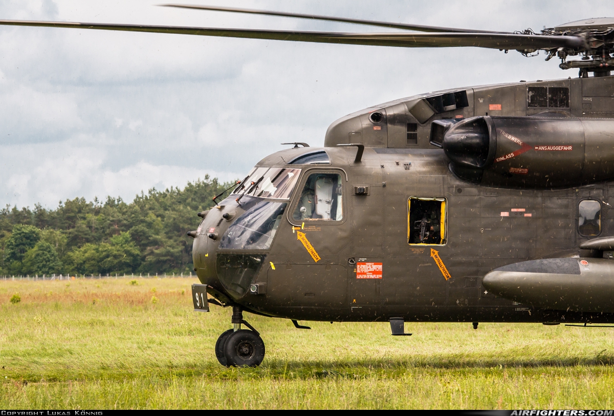 Germany - Air Force Sikorsky CH-53GS (S-65) 84+91 at Fassberg (ETHS), Germany