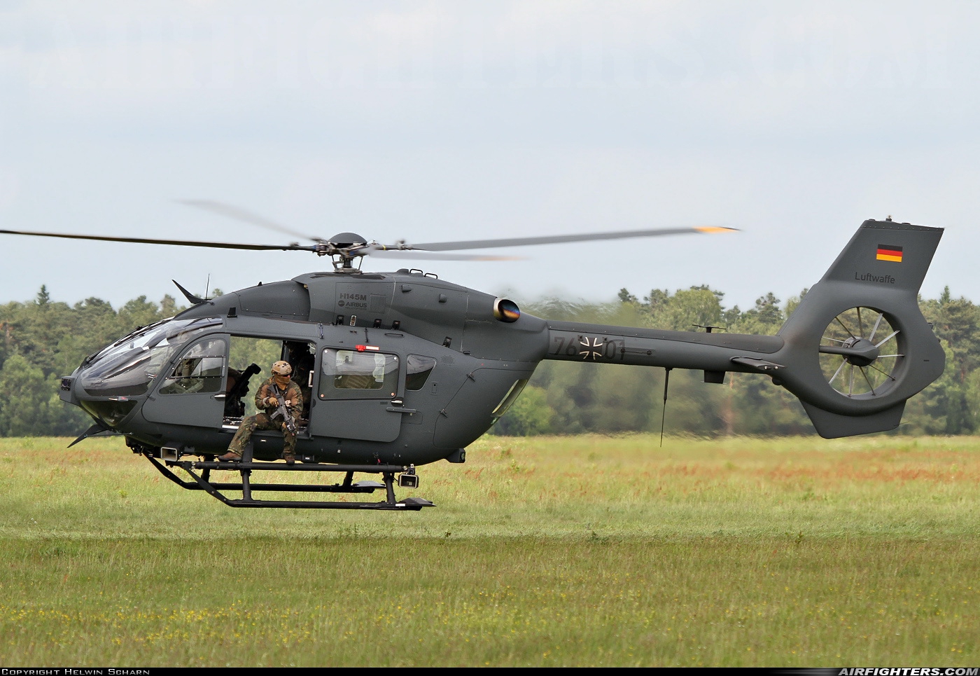 Germany - Air Force Eurocopter EC-645T2 76+01 at Fassberg (ETHS), Germany