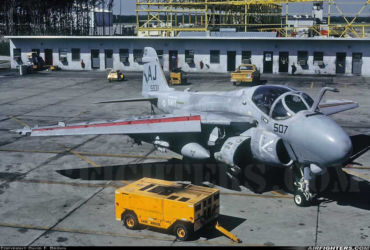 USA - Navy Grumman A-6E Intruder (G-128) 159311 at Virginia Beach - Oceana NAS / Apollo Soucek Field (NTU / KNTU), USA