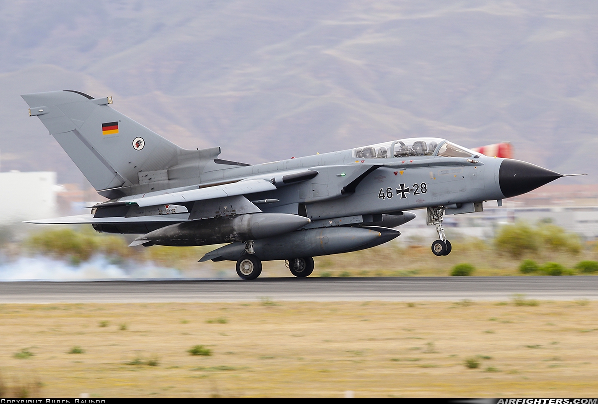 Germany - Air Force Panavia Tornado ECR 46+28 at Madrid - Torrejon (TOJ / LETO), Spain