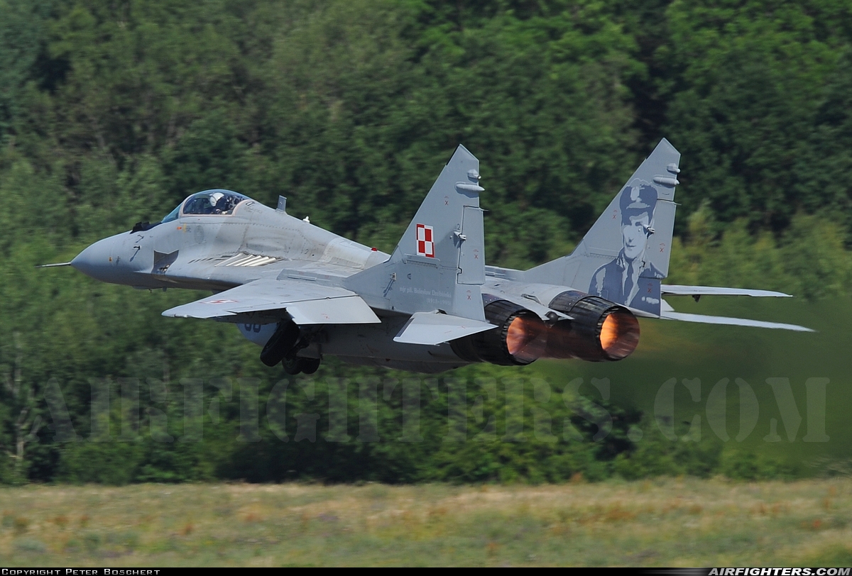 Poland - Air Force Mikoyan-Gurevich MiG-29A (9.12A) 89 at Florennes (EBFS), Belgium