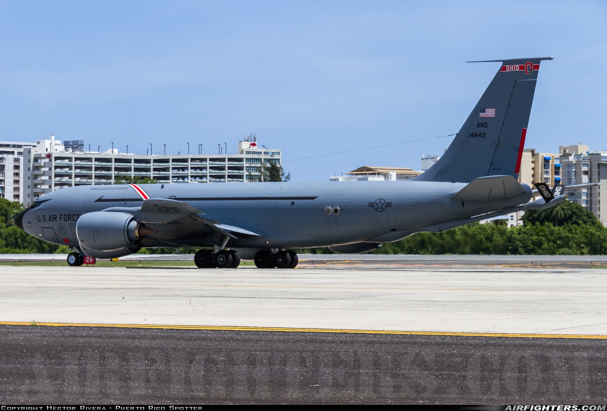USA - Air Force Boeing KC-135R Stratotanker (717-100) 61-4840 at San Juan - Luis Munoz Marin Int. (SJU / TJSJ), Puerto Rico