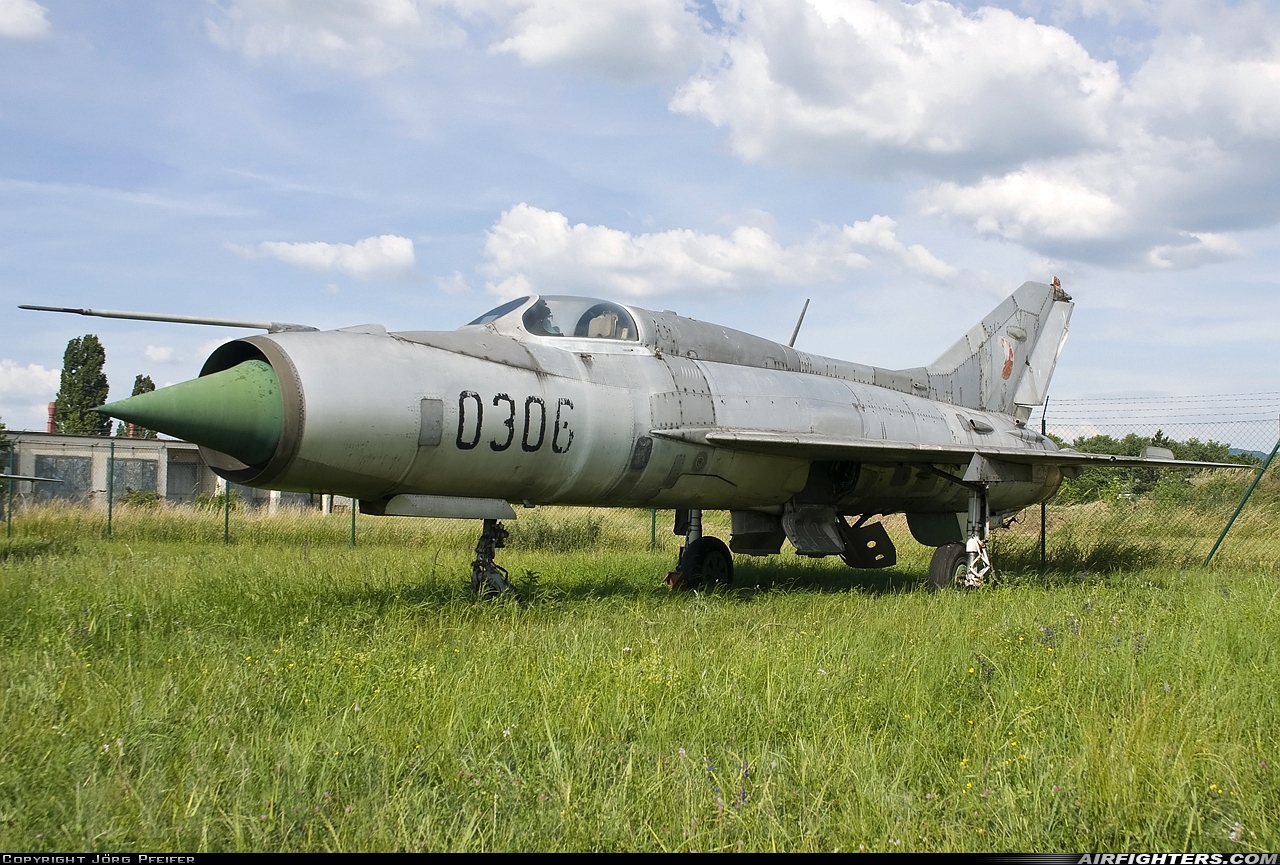 Czechoslovakia - Air Force Mikoyan-Gurevich MiG-21PF 0306 at Piestany (PZY / LZPP), Slovakia