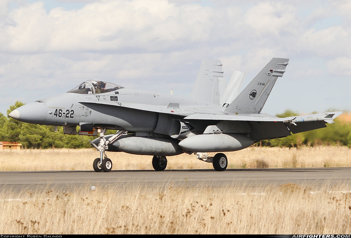 Spain - Air Force McDonnell Douglas F/A-18A+ Hornet C.15-94 at Albacete (- Los Llanos) (LEAB), Spain