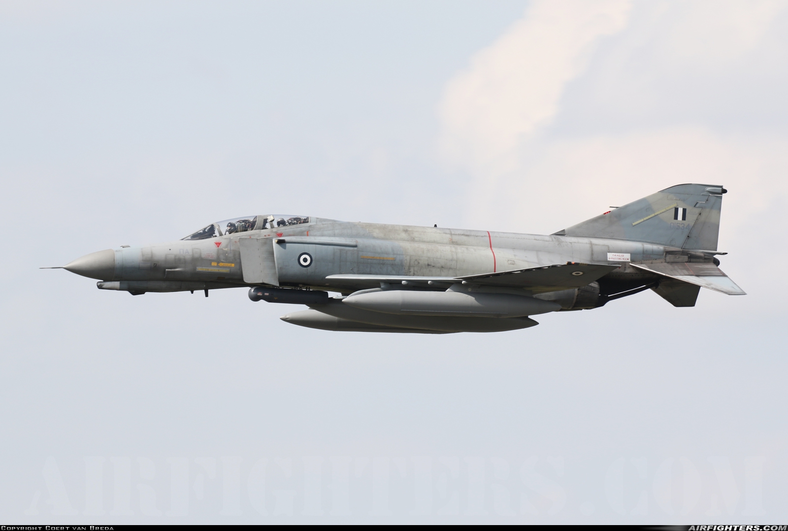 Greece - Air Force McDonnell Douglas F-4E AUP Phantom II 01534 at Florennes (EBFS), Belgium