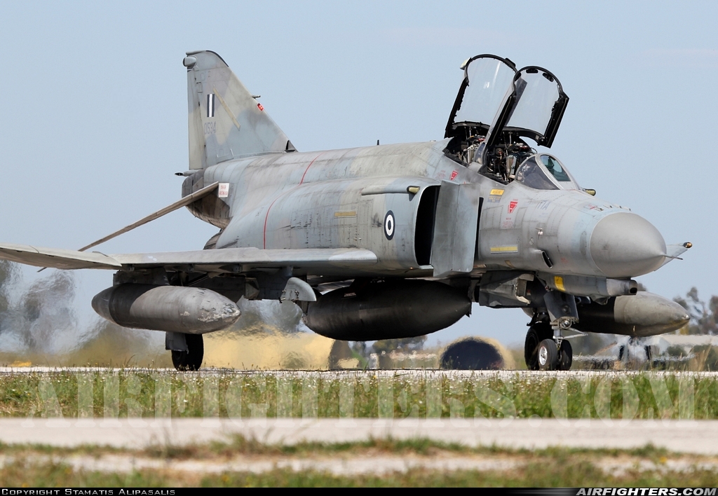 Greece - Air Force McDonnell Douglas F-4E AUP Phantom II 01534 at Andravida (Pyrgos -) (PYR / LGAD), Greece