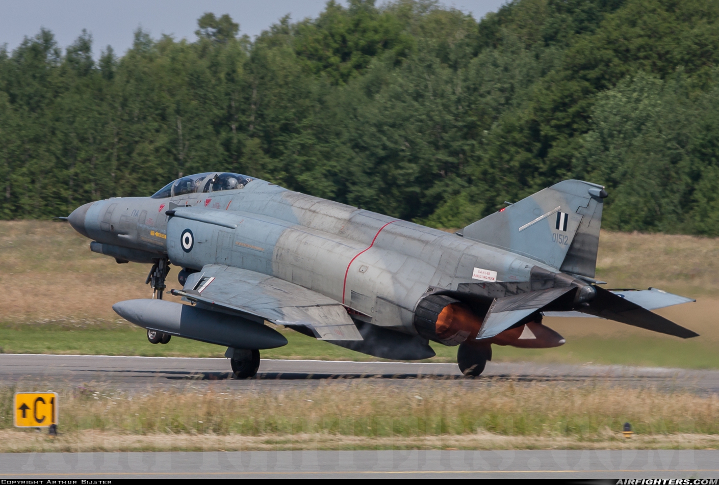 Greece - Air Force McDonnell Douglas F-4E AUP Phantom II 01512 at Florennes (EBFS), Belgium