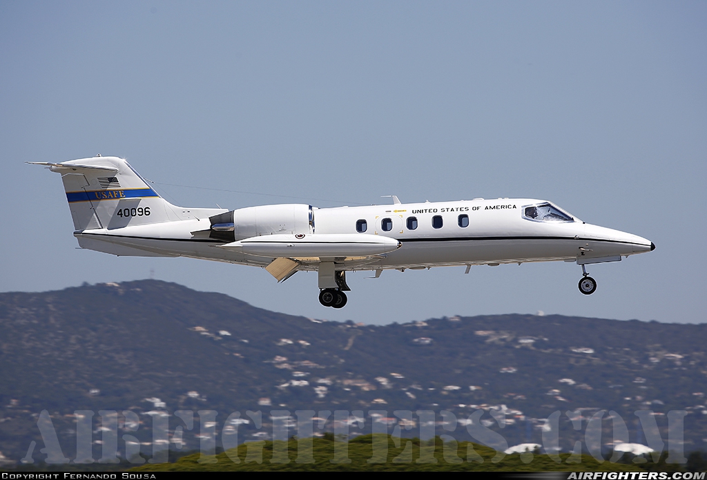 USA - Air Force Learjet C-21A 84-0096 at Faro (FAO / LPFR), Portugal