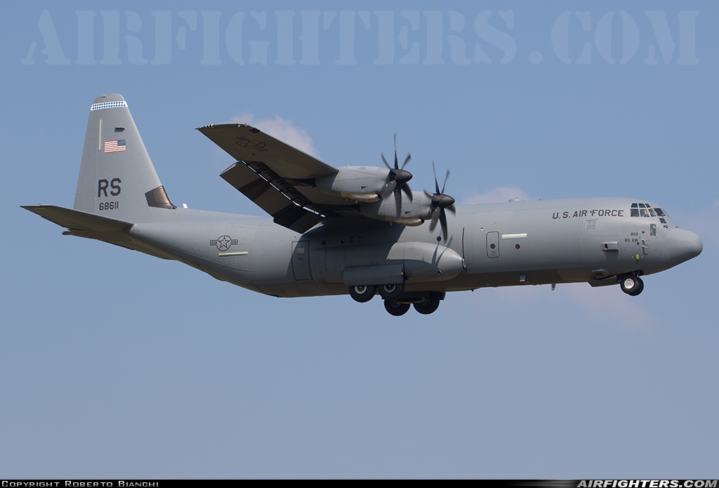 USA - Air Force Lockheed Martin C-130J-30 Hercules (L-382) 06-8611 at Verona - Villafranca (Valerio Catullo) (VRN / LIPX), Italy