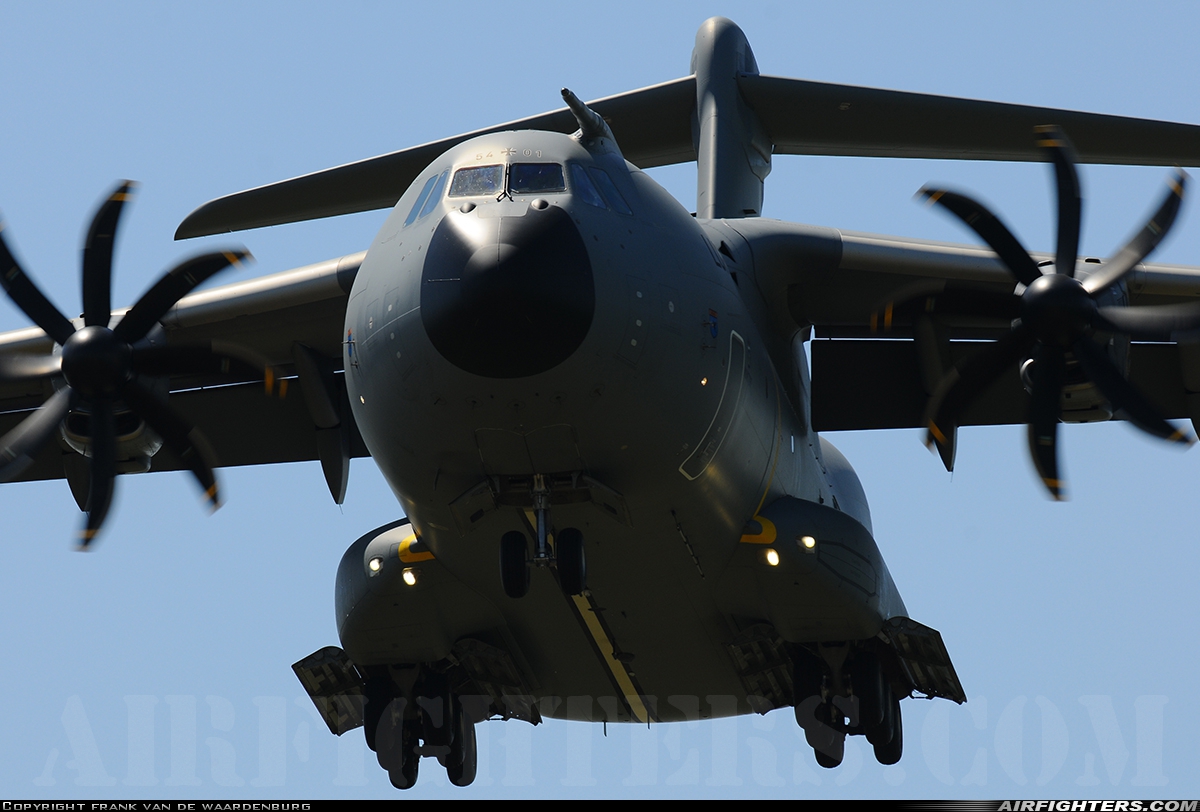 Germany - Air Force Airbus A400M-180 Atlas 54+01 at Eindhoven (- Welschap) (EIN / EHEH), Netherlands