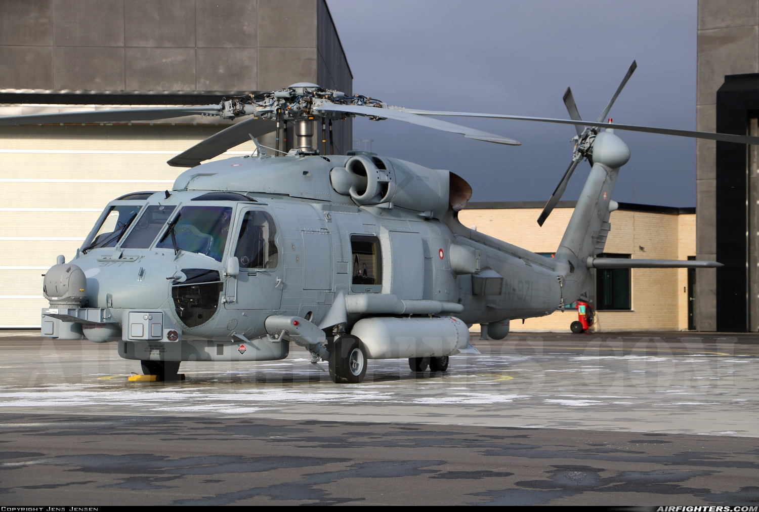 Denmark - Air Force Sikorsky MH-60R Strikehawk (S-70B) N-971 at Karup (KRP / EKKA), Denmark