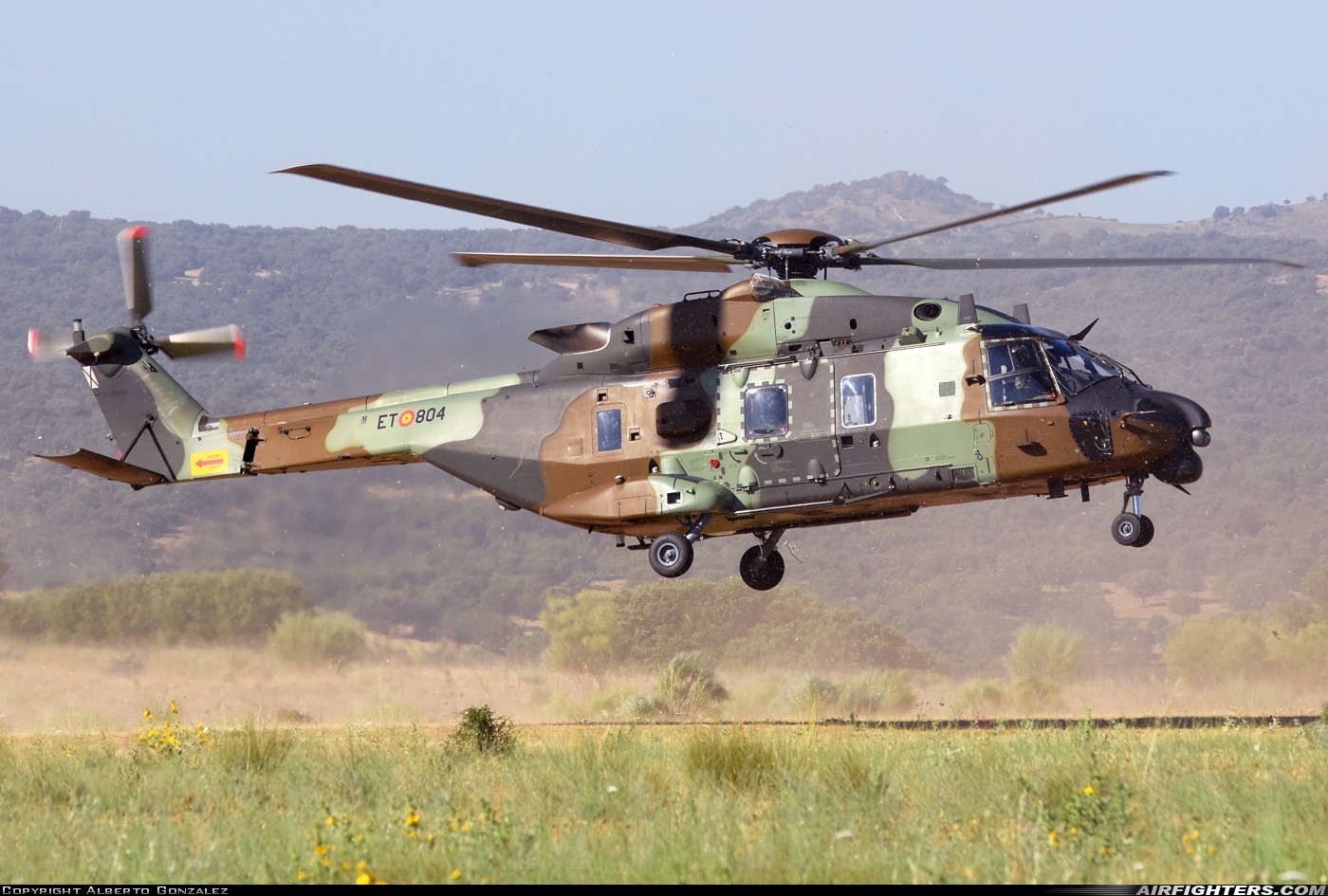 Spain - Army NHI HT-29 Caiman (NH-90TTH) HT.29-04 at Off-Airport - Guadalix De La Sierra, Spain