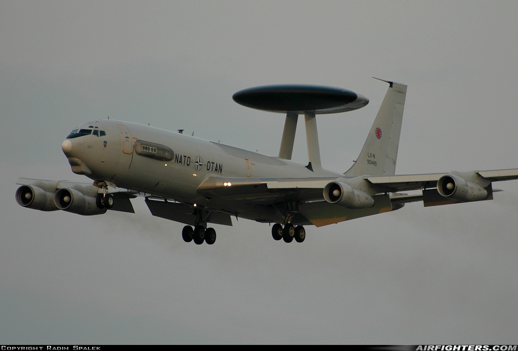Luxembourg - NATO Boeing E-3A Sentry (707-300) LX-N90449 at Kecskemet (LHKE), Hungary