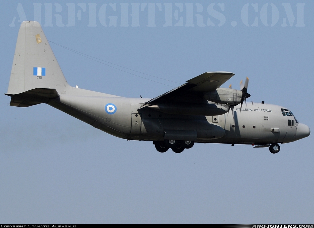 Greece - Air Force Lockheed C-130H Hercules (L-382) 751 at Thessaloniki - Makedonia (Mikra) (SKG / LGTS), Greece