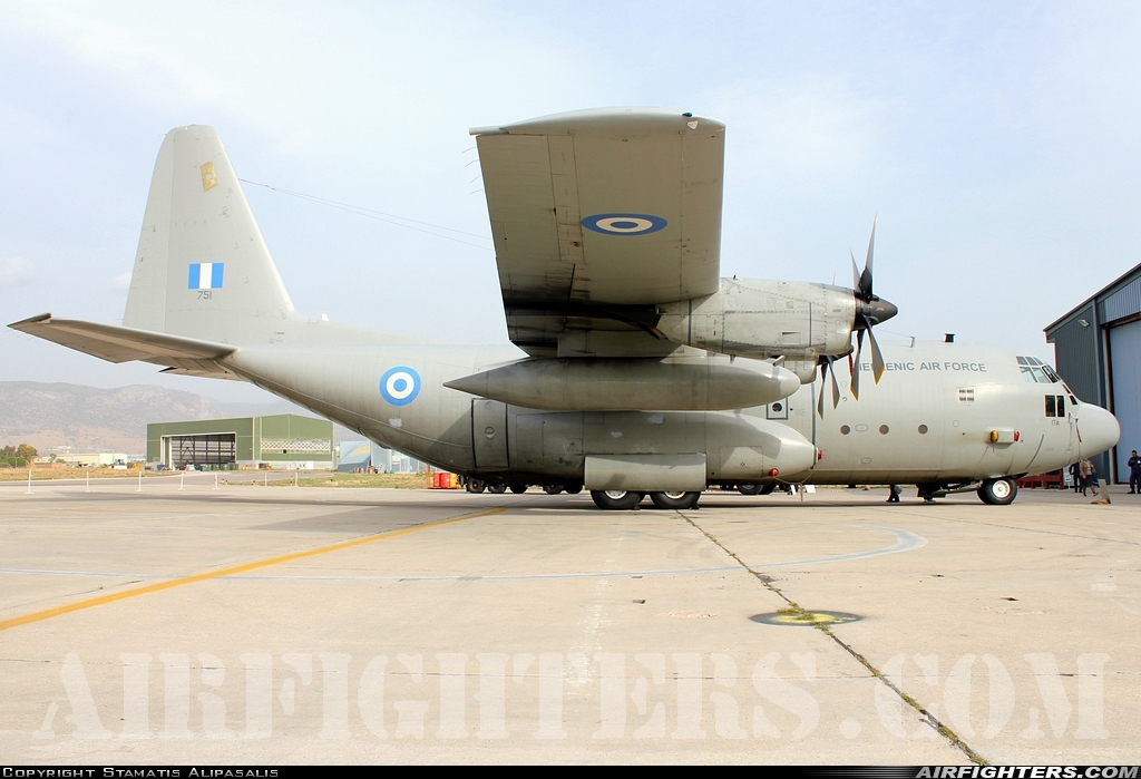 Greece - Air Force Lockheed C-130H Hercules (L-382) 751 at Elefsís (LGEL), Greece