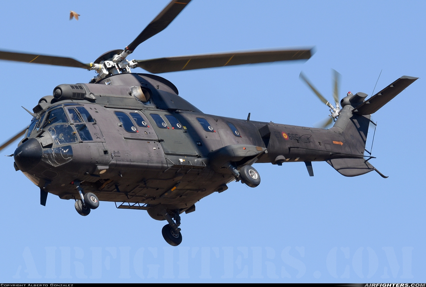 Spain - Army Aerospatiale AS-532UL Cougar HT.27-17 at Off-Airport - Guadalix De La Sierra, Spain