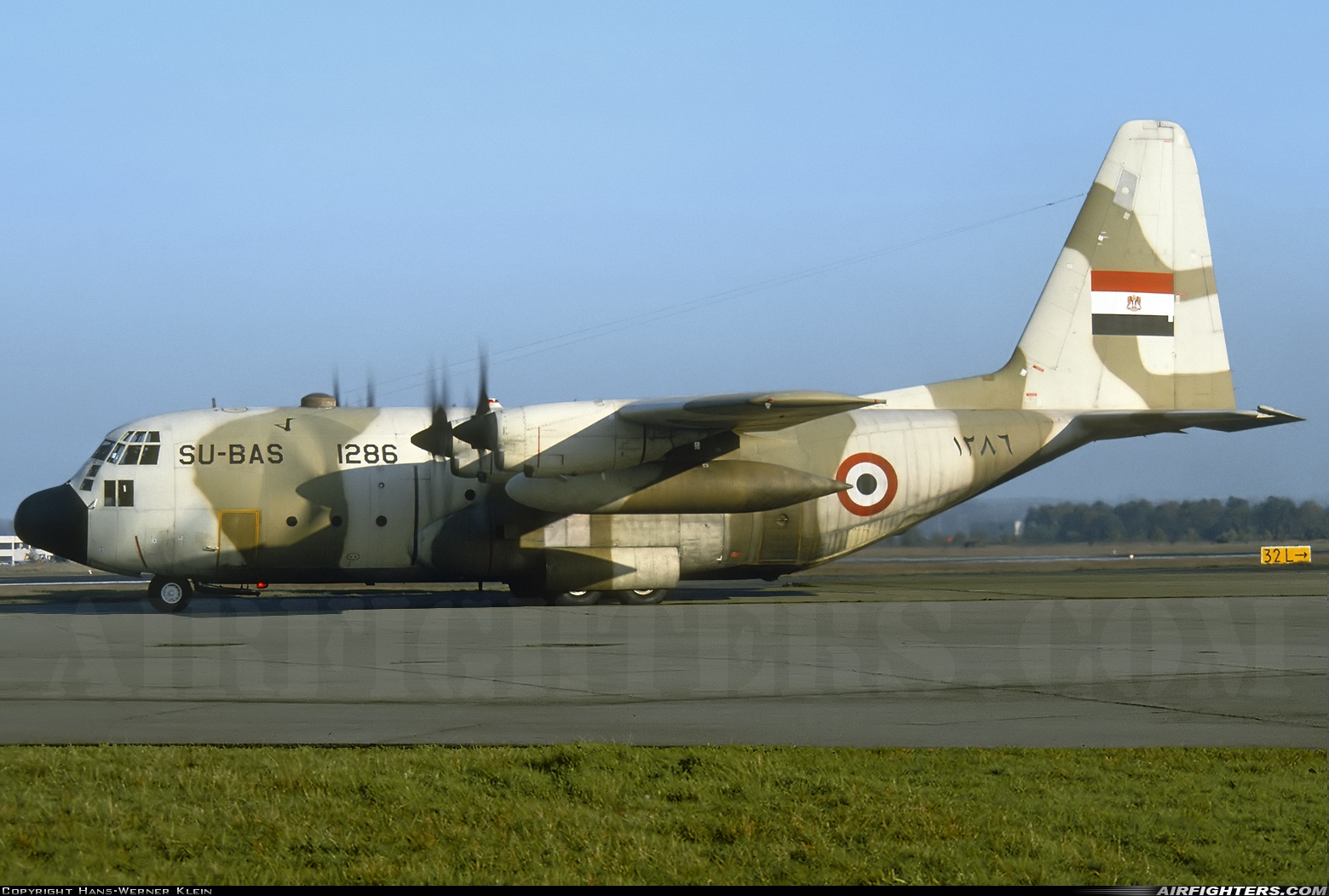 Egypt - Air Force Lockheed C-130H Hercules (L-382) SU-BAS at Cologne / Bonn (- Konrad Adenauer / Wahn) (CGN / EDDK), Germany