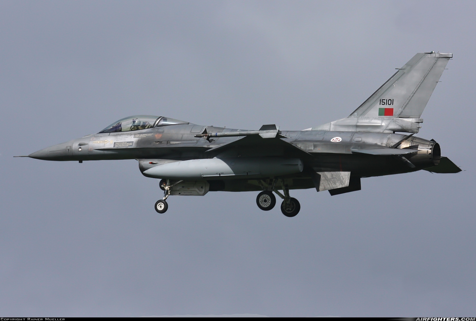 Portugal - Air Force General Dynamics F-16AM Fighting Falcon 15101 at Leeuwarden (LWR / EHLW), Netherlands