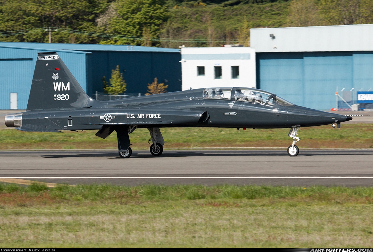 USA - Air Force Northrop T-38A Talon 67-14920 at Seattle - Boeing Field / King County Int. (BFI / KBFI), USA