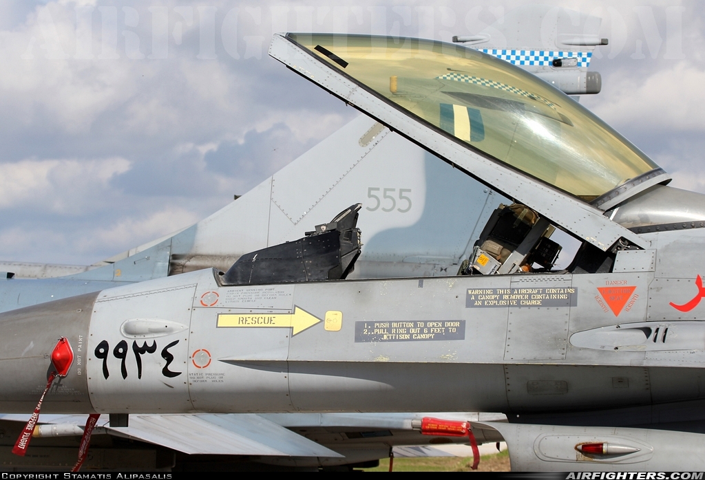 Egypt - Air Force General Dynamics F-16C Fighting Falcon 9934 at Andravida (Pyrgos -) (PYR / LGAD), Greece