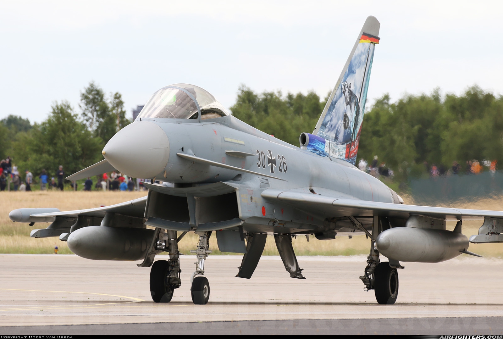 Germany - Air Force Eurofighter EF-2000 Typhoon S 30+26 at Geilenkirchen (GKE / ETNG), Germany