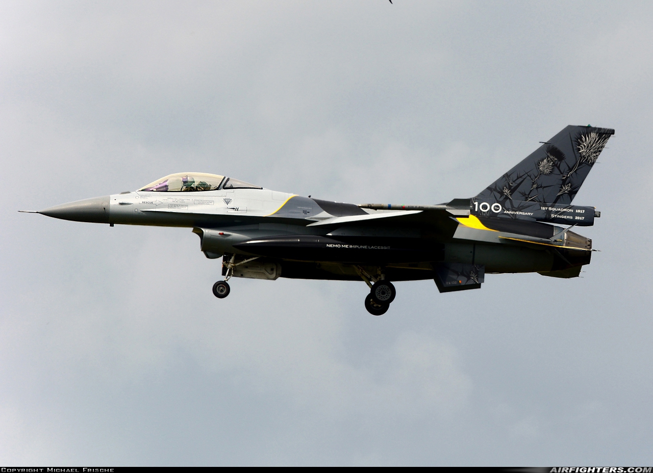 Belgium - Air Force General Dynamics F-16AM Fighting Falcon FA-132 at Geilenkirchen (GKE / ETNG), Germany