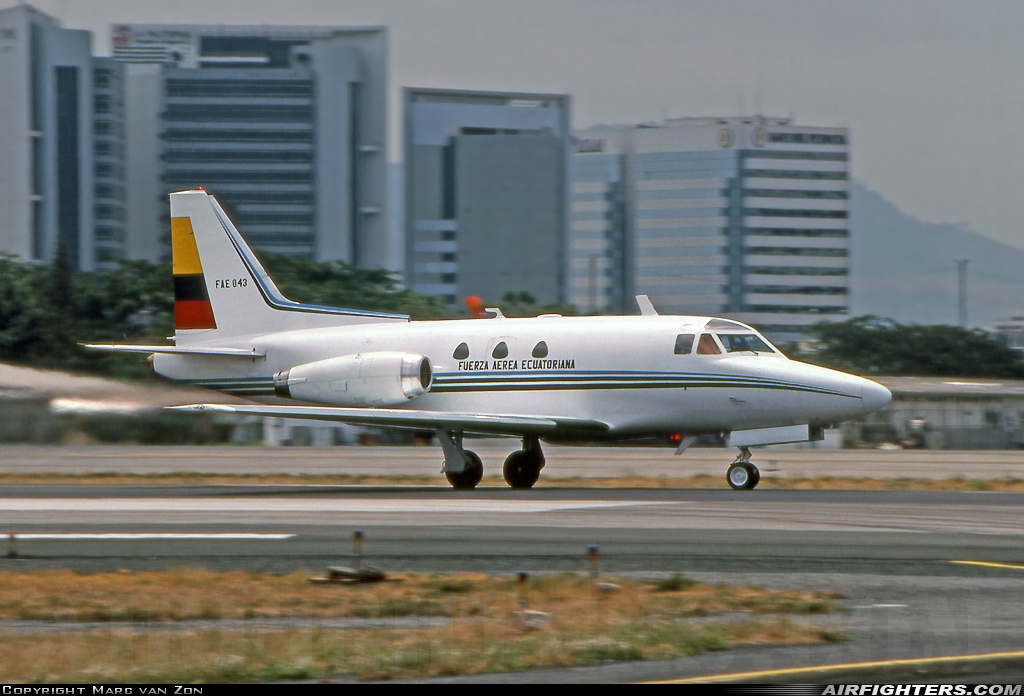 Ecuador - Air Force Rockwell  Sabreliner 40R FAE-043 at Guayaquil - Simon Bolivar International (GYE / SEGU), Ecuador