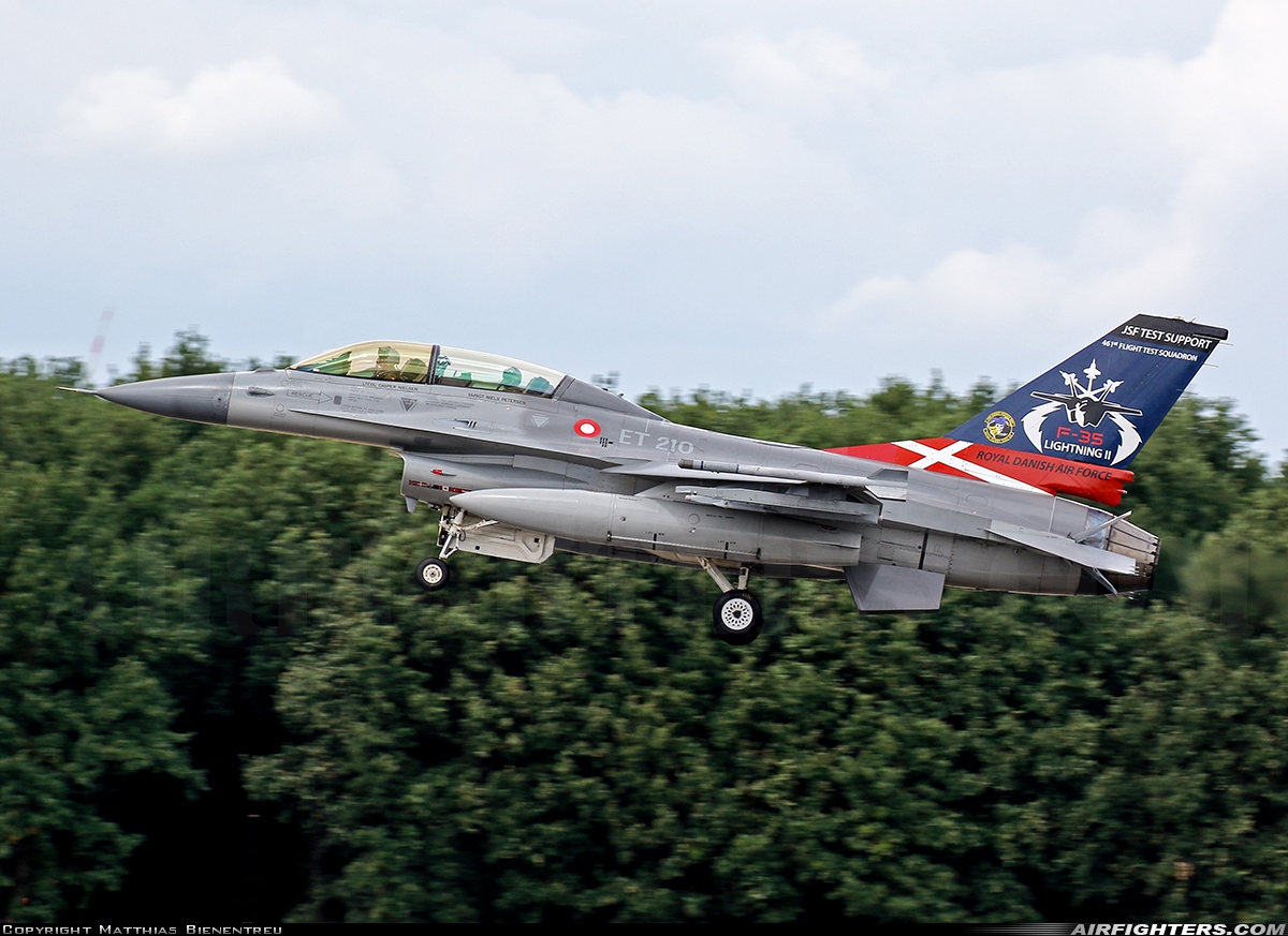 Denmark - Air Force General Dynamics F-16BM Fighting Falcon ET-210 at Geilenkirchen (GKE / ETNG), Germany