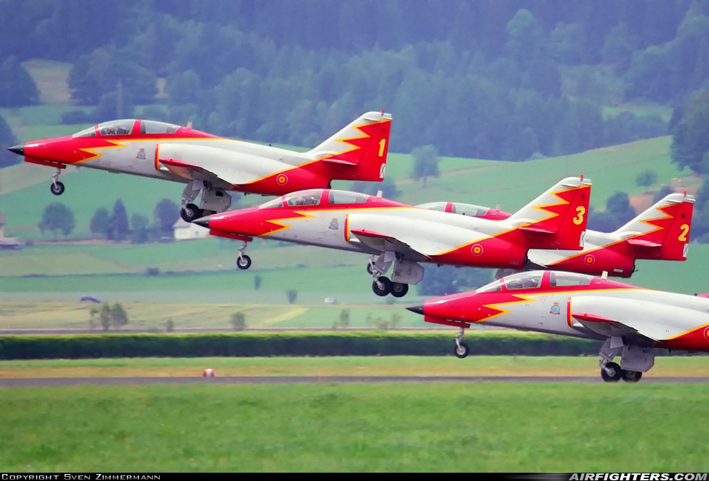 Spain - Air Force CASA C-101EB Aviojet E.25-25 at Zeltweg (LOXZ), Austria