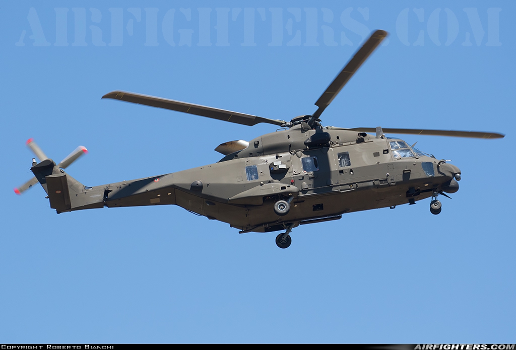 Italy - Army NHI UH-90A (NH-90TTH) MM81545 at Verona - Villafranca (Valerio Catullo) (VRN / LIPX), Italy