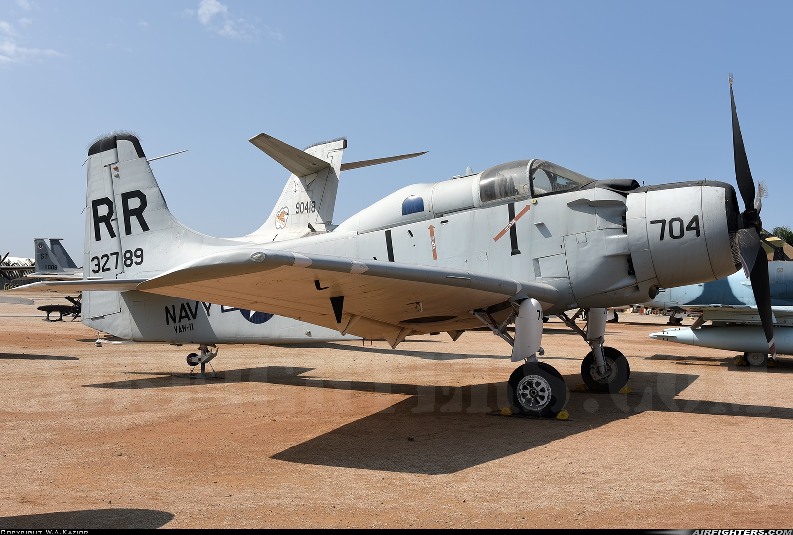 USA - Navy Douglas EA-1E Skyraider (AD-5W) 132789 at Riverside - March ARB (AFB / Field) (RIV / KRIV), USA