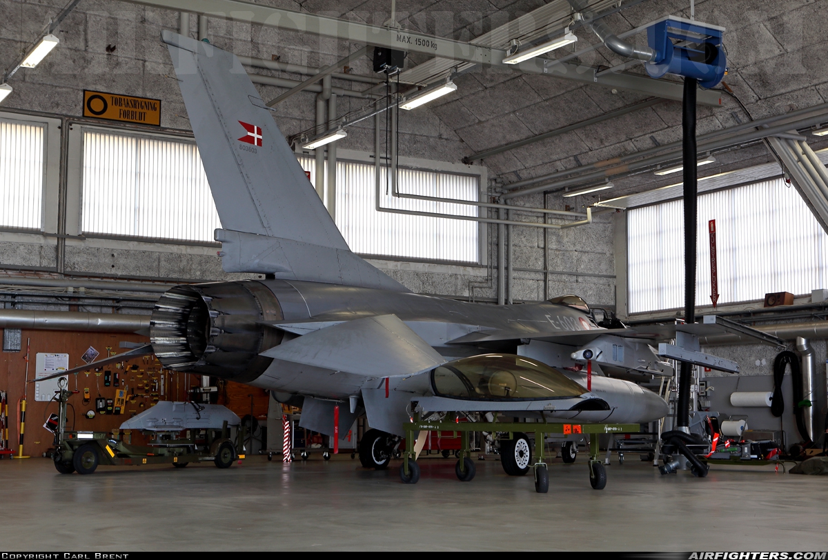 Denmark - Air Force General Dynamics F-16AM Fighting Falcon E-603 at Skrydstrup (EKSP), Denmark