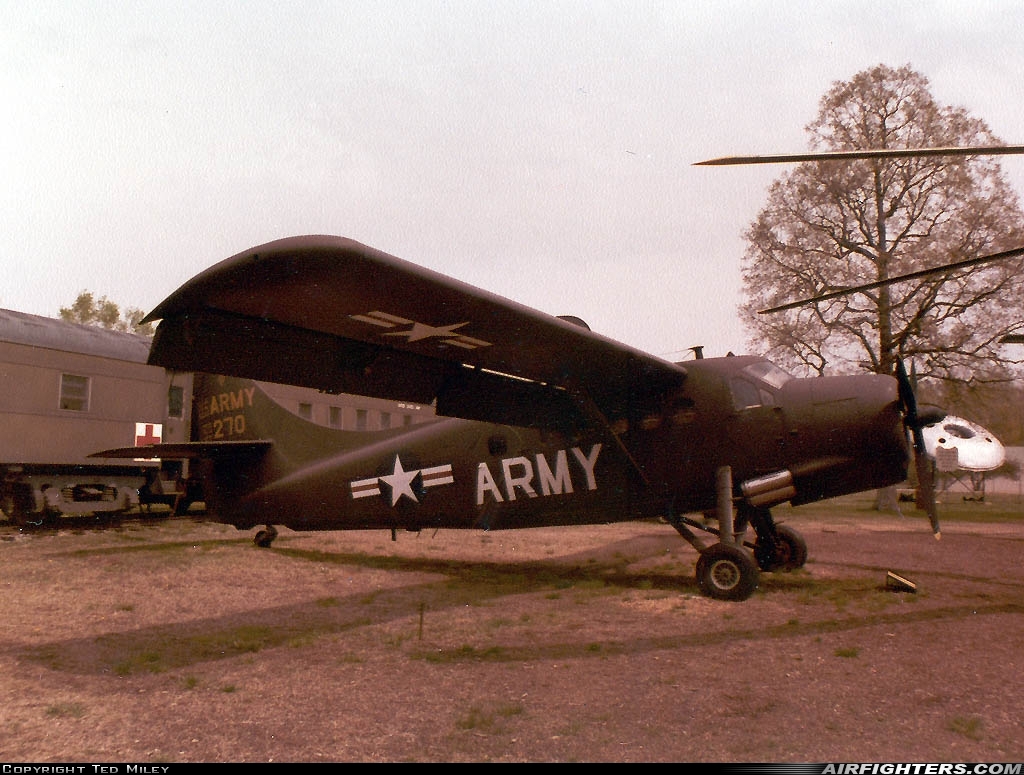 USA - Army De Havilland Canada U-1A  Otter (DHC-3) 55-3270 at Fort Eustis - Felker Army Airfield (FAF), USA