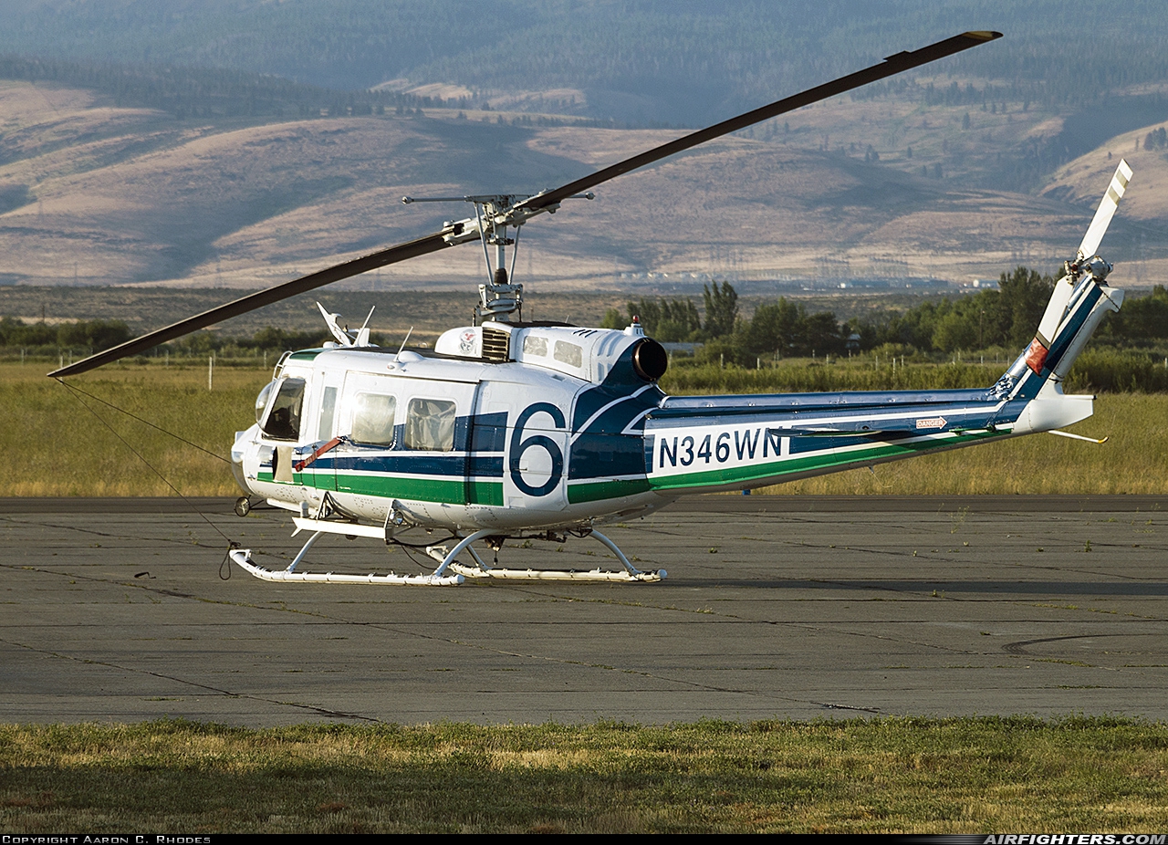 USA - United States Forest Service Bell UH-1H Iroquois (205) N346WN at Ellensburg - Bowers Field (ELN / KELN), USA