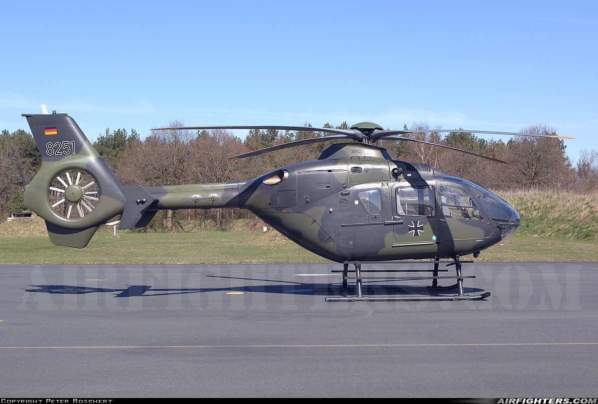 Germany - Army Eurocopter EC-135T1 82+51 at Wittmundhafen (Wittmund) (ETNT), Germany