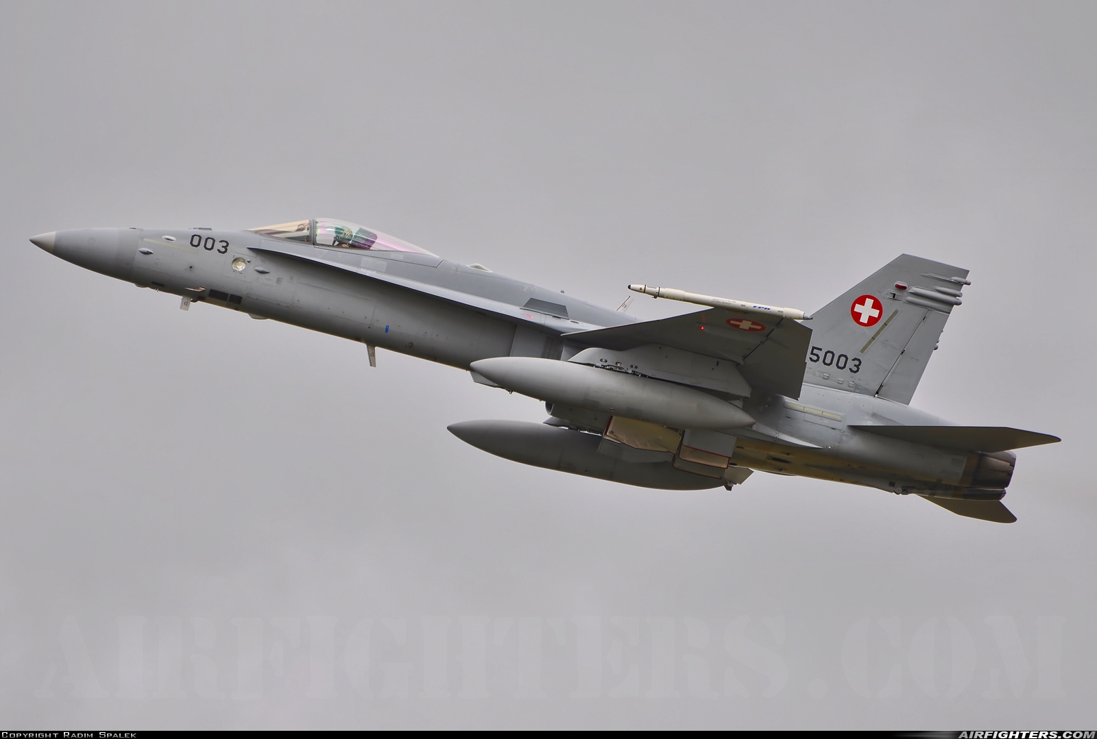 Switzerland - Air Force McDonnell Douglas F/A-18C Hornet J-5003 at Schleswig (- Jagel) (WBG / ETNS), Germany