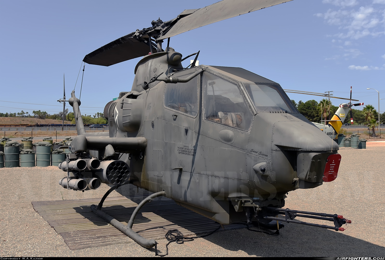 USA - Army Bell AH-1F Cobra (209) 69-16416 at Riverside - March ARB (AFB / Field) (RIV / KRIV), USA