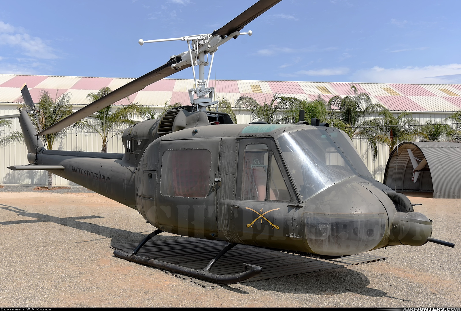 USA - Army Bell UH-1B Iroquois (204) 62-12537 at Riverside - March ARB (AFB / Field) (RIV / KRIV), USA