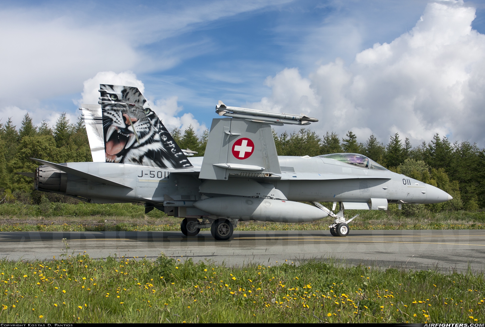 Switzerland - Air Force McDonnell Douglas F/A-18C Hornet J-5011 at Orland (OLA / ENOL), Norway