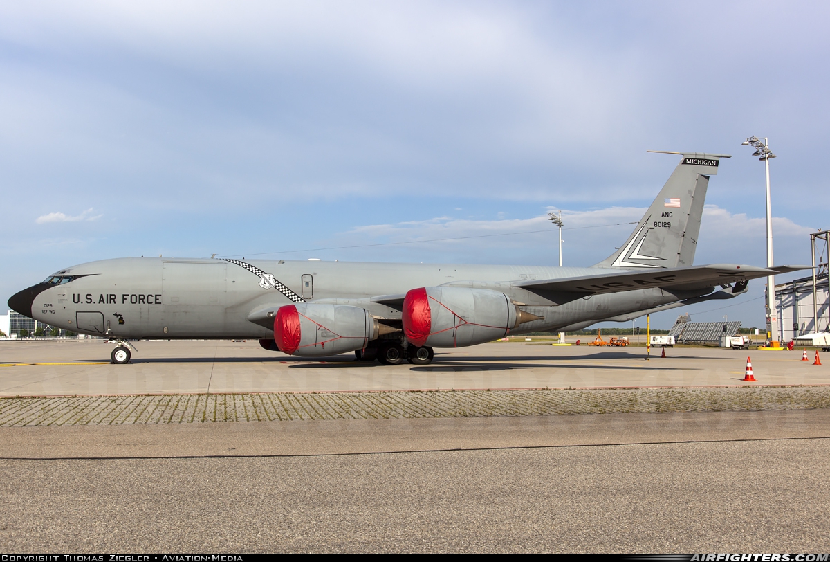 USA - Air Force Boeing KC-135R Stratotanker (717-148) 58-0129 at Munich (- Franz Josef Strauss) (MUC / EDDM), Germany