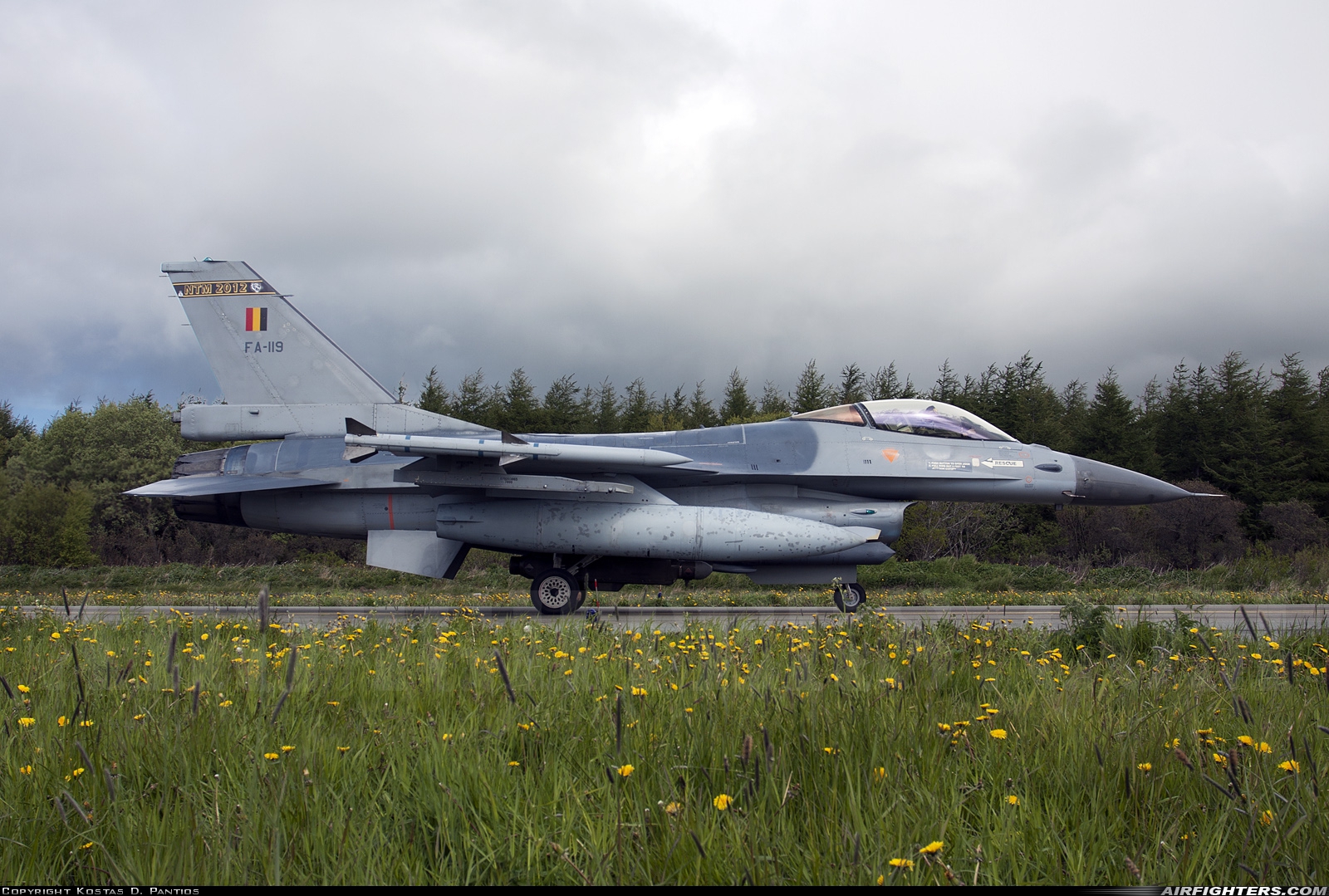 Belgium - Air Force General Dynamics F-16AM Fighting Falcon FA-119 at Orland (OLA / ENOL), Norway