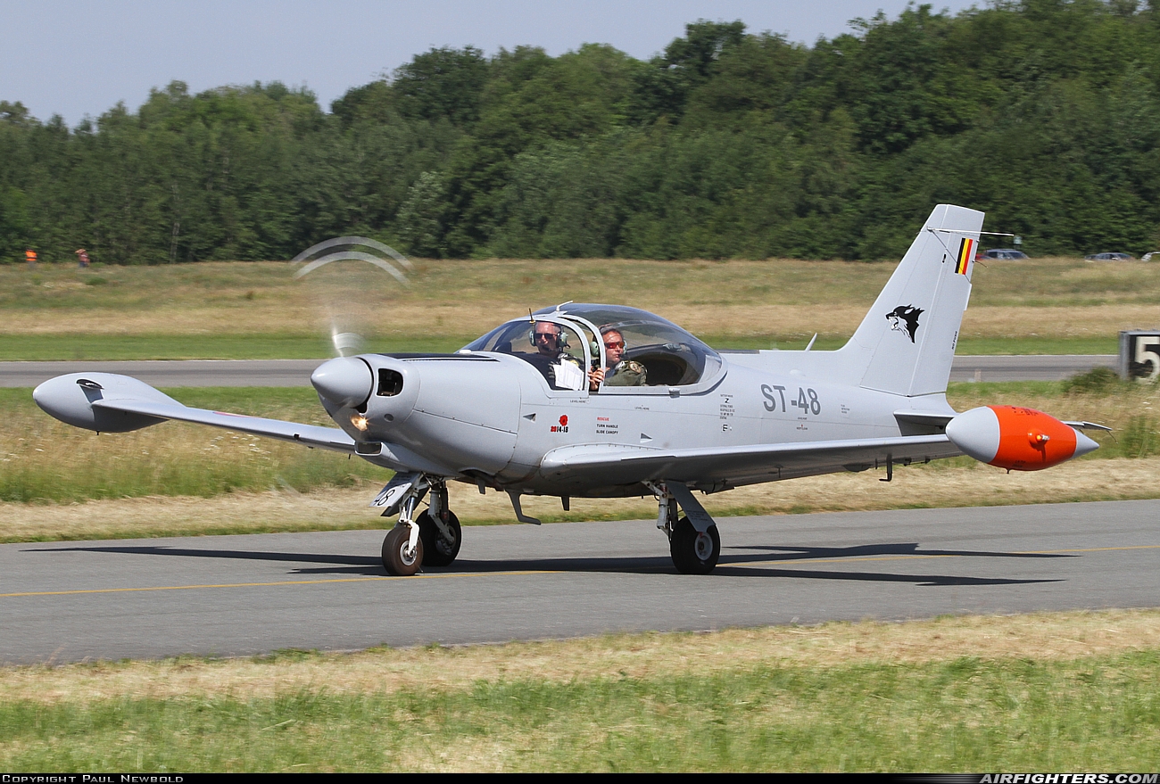Belgium - Air Force SIAI-Marchetti SF-260D ST-48 at Florennes (EBFS), Belgium