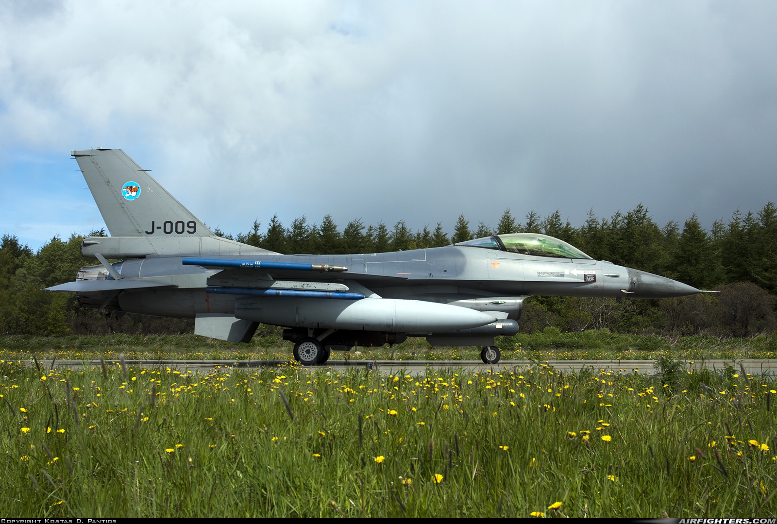 Netherlands - Air Force General Dynamics F-16AM Fighting Falcon J-009 at Orland (OLA / ENOL), Norway